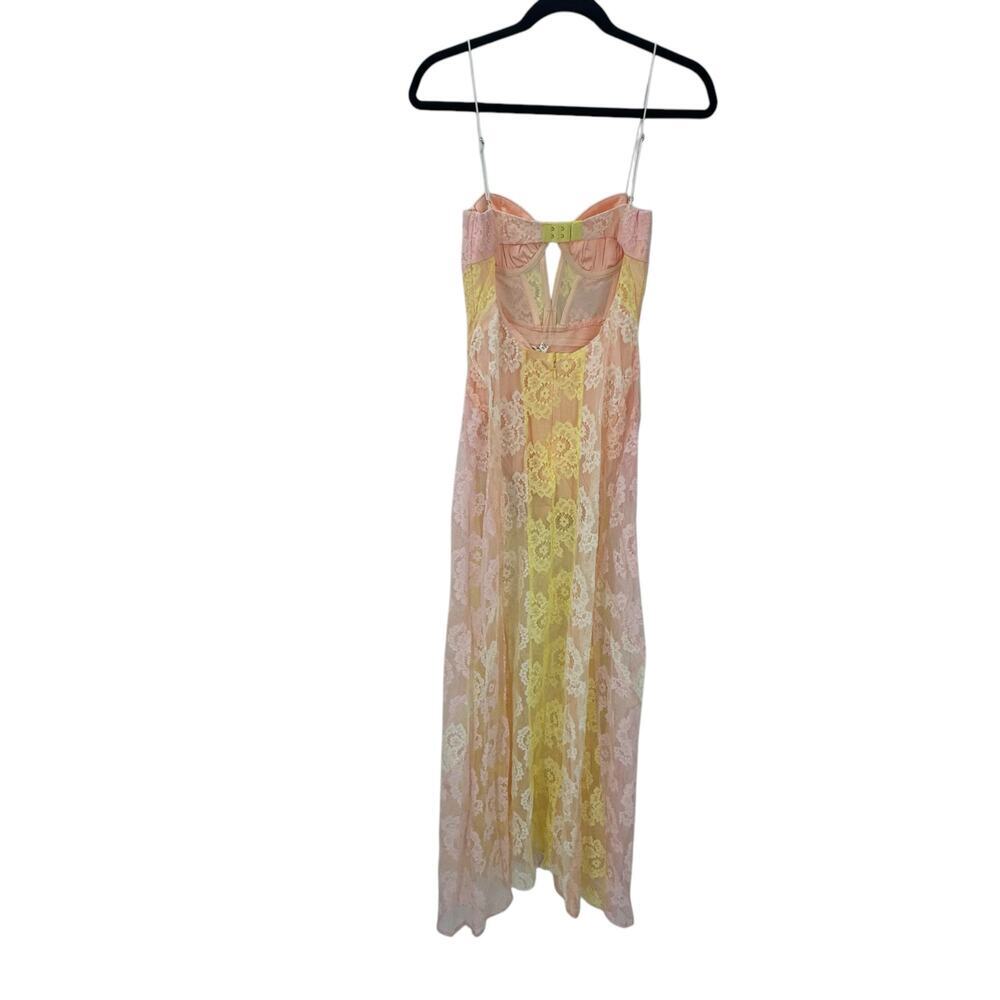 For Love & Lemons Women's Blossom Maxi Dress Sleeveless Multicolor Size XS NWT - Picture 7 of 13